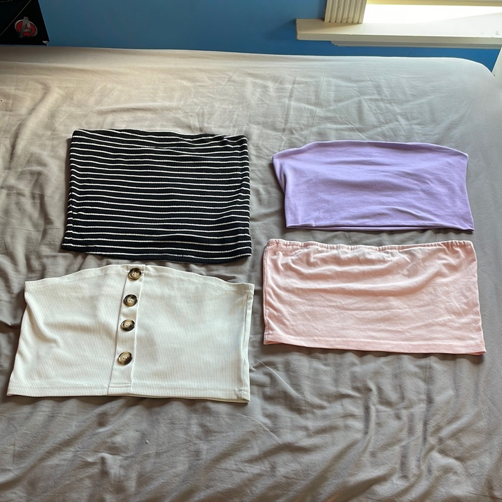 SHEIN + AMERICAN EAGLE OUTFITTERS TUBE TOP BUNDLE